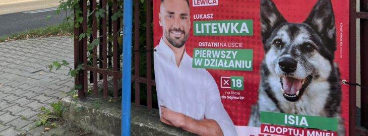 plakat wyborczy Łukasz Litewka