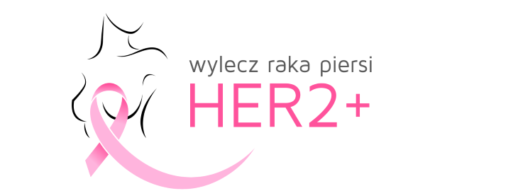 Logo kampanii „Wylecz raka piersi HER2+”
