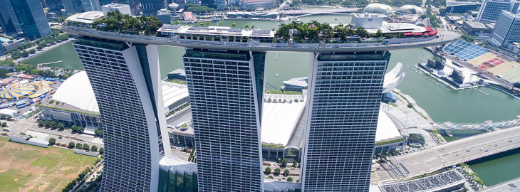 budynki w Singapurze