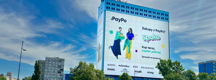 Reklama outdoorowa PayPo