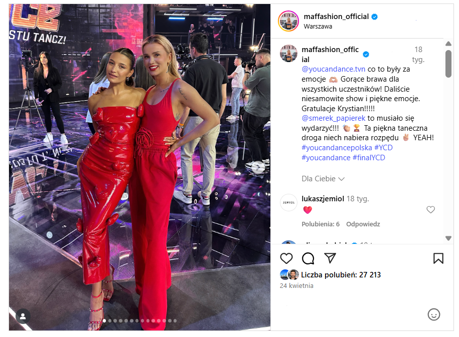 Maffashion na Instagramie