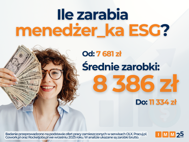 Manager ESG zarobki