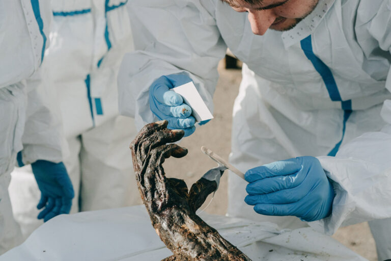 Zdjęcie Roku - XXII Grand Press Photo 
Forensic medical experts, investigators, the State Emergency Service, and DNA research specialists are taking DNA samples and fingerprints during the body examinations of the fallen Ukrainian soldiers. One hundred bodies from the late body swap between Ukraine and Russia were brought into the Odessa field morgue run by the Regional Bureau of Forensic Medical Examination. The whole identification process follows a unified, coordinated procedure to collect as many details as possible to help identify fallen soldiers. As head of the bureau, Tetyana Papizh says, “We are bringing their names back.” After the process, the bodies are stored in refrigerated train cars, awaiting DNA testing to match with their relatives.
26th of November 2025, Odessa Ukraine
photo by Wojciech Grzedzinski