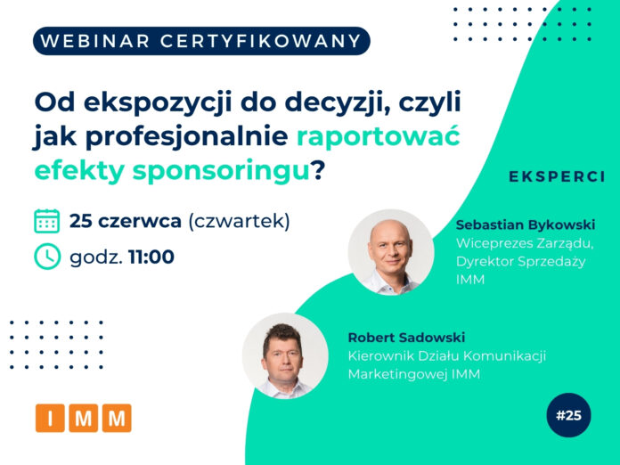 Webinar IMM - sponsoring