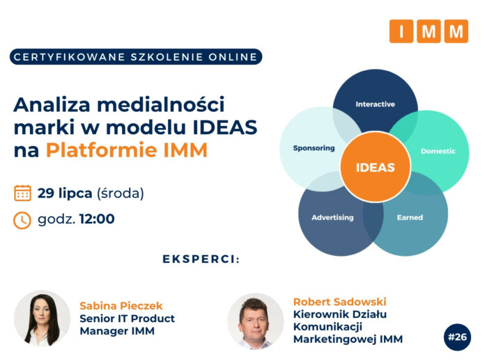 Webiar IMM - IDEAS, 29.07.2026