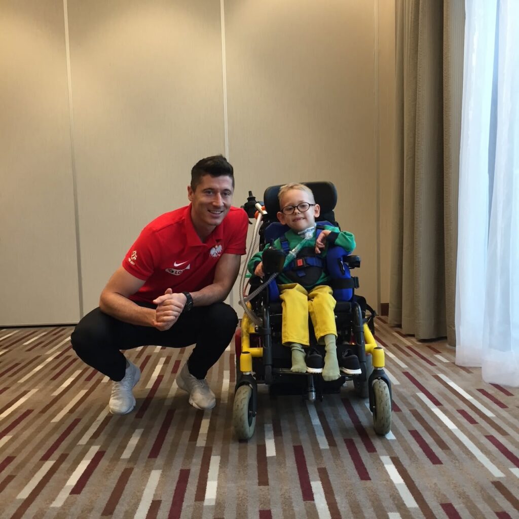 Robert Lewandowski z Frankiem