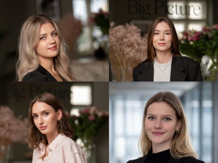 Awanse w Big Picture Weronika Sadowska, Wiktoria Boruszewska, Weronika Glinka oraz Magdalena Moczulska