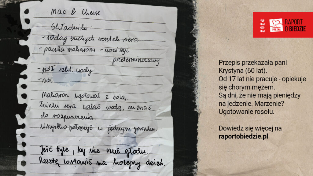 Szlachetna Paczka Raport o biedzie