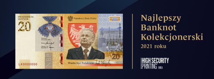 Banknot kolekcjonerski „Lech Kaczyński. Warto być Polakiem”