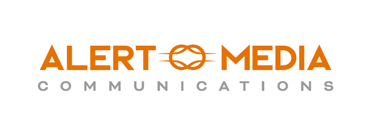 Alert Media Communications nowe logo