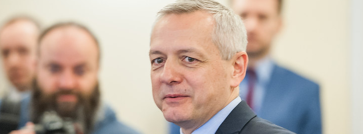 Marek Zagórski podczas powołania na ministra, 2018, fot. Fot. W. Kompała / KPRM